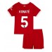 Liverpool Ibrahima Konate #5 Dětské Oblečení Domácí Dres 2023-24 Krátkým Rukávem (+ trenýrky)